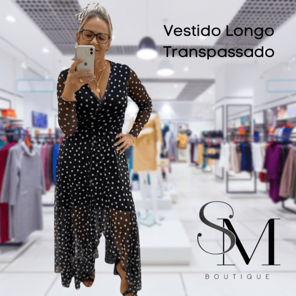 Vestido Longo Transpassado